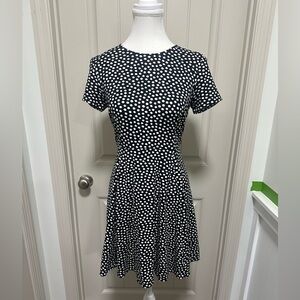 Kate Spade Black and White Polka Dot Mini Dress